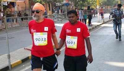 Mumbai Marathon: The inspiring story of visually impaired runner Amarjeet Singh Chawla