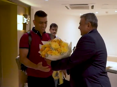 Watch: Here’s how Chennai welcomed MS Dhoni ahead of IPL 2020