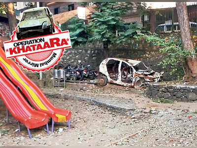 Operation Khataara: 30 clunkers cleared from Mulund garden