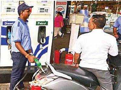 Prices ease, petrol at Rs. 85.54/l