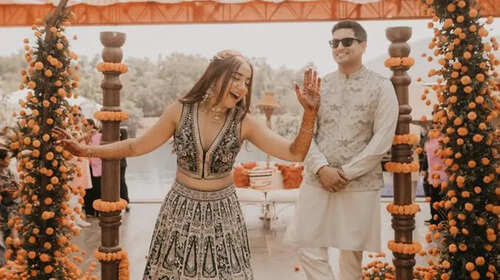 nepali wedding party dress Newlywed Prajakta Koli looks breathtaking as Nepali 'Behuli'