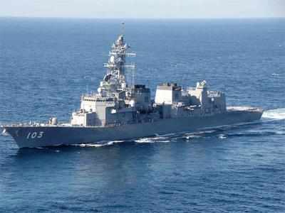 Japanese warships on Mumbai visit