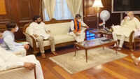 Bengal BJP delegation meets Amit Shah over mysterious death of MLA Debendra Nath Ray 