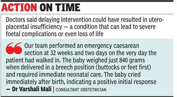 Urgent intervention saves woman, baby in silent but critical IVF pregnancy case
