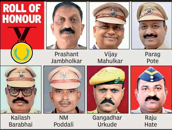 7 From City Selected For President’s Police Medal