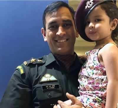 Padma Bhushan 2018: Ziva Dhoni steals limelight from Lt Colonel Mahendra Singh Dhoni