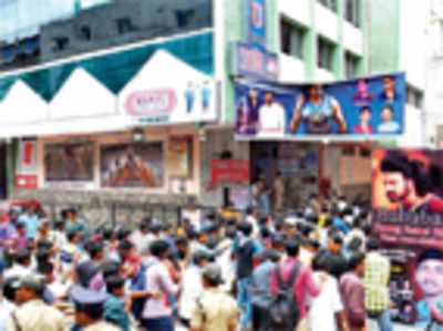 Fans go berserk for Bahubali