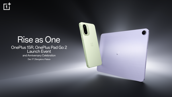 OnePlus 15R, OnePlus Pad Go 2 launch today: Specs, price, and what to expect