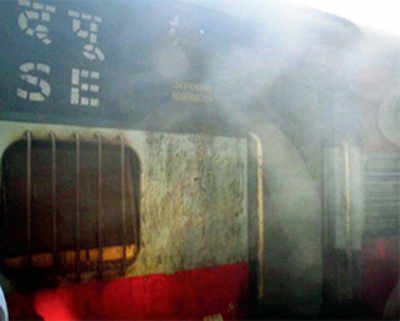 3 trains catch fire in 67 mins at CST, foul play suspected