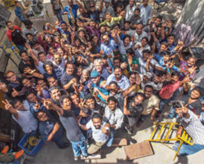 Iranian filmmaker Majid Majidi wraps up his shoot in Mumbai