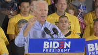 Joe Biden accuses Donald Trump of abusing powers 