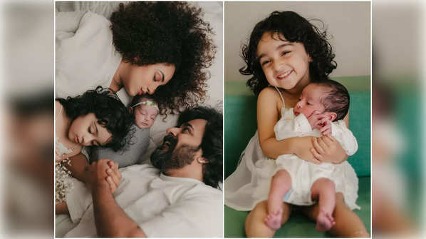 ​Unmissable family pics of TV couple Pearle Maaney and Srinish Aravind​