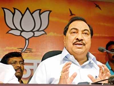 Rebellion in BJP as Eknath Khadse files nomination as independent candidate from Muktainagar in Jalgaon