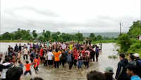 Watch: Locals dance on waterlogged national highway in Karnataka’s Belagvi 