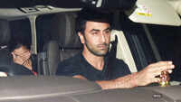 Alia Bhatt shies away from cameras as she is spotted with rumoured beau Ranbir kapoor 