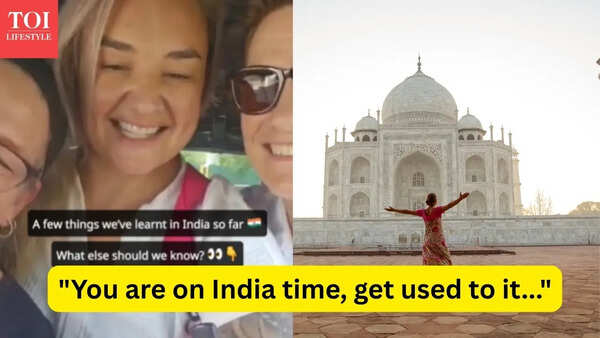 "You are on India time, get used to it..." Australian tourists advise fellow travellers in India in this funny, heartfelt video