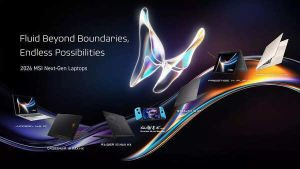 CES 2026: MSI announces productivity and gaming laptops with new design