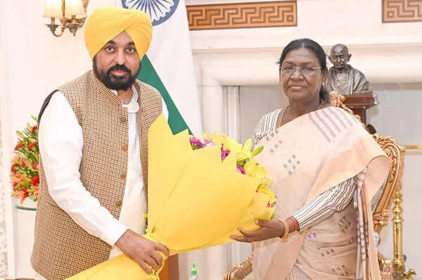 ‘Murder of democracy’: CM Mann meets President, seeks disqualification of RS MP defectors