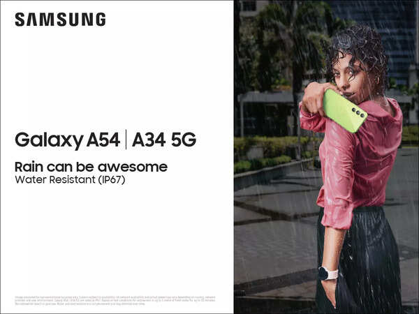 With water & dust resistance, Galaxy A54 5G | A34 5G helps you live a worry-free life