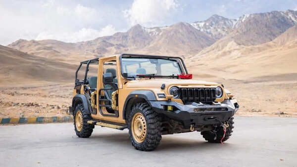 Anand Mahindra shares images of Thar-based Military ATV: Gets stunning mods