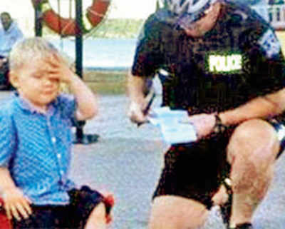 Boy, 3, busted for stopping in no parking zone