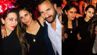 Kareena Kapoor Khan, Saif Ali Khan and Karisma Kapoor party hard in London, pics go viral 