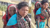 Woman carries mother-in-law, 90, on back for 3km to claim Rs 500 pension &mdash; watch