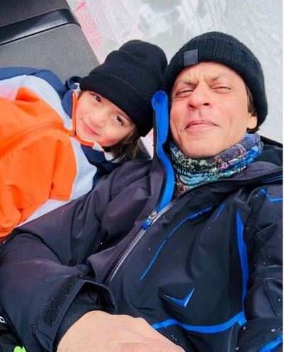 Shah Rukh Khan holidays with son Abram, wife Gauri in Switzerland