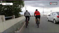 Bengaluru cyclists enjoy a calm Sunday ride 
