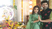 Gurmeet Chaudhary and Debina Bonnerjee welcome Bappa to their home 