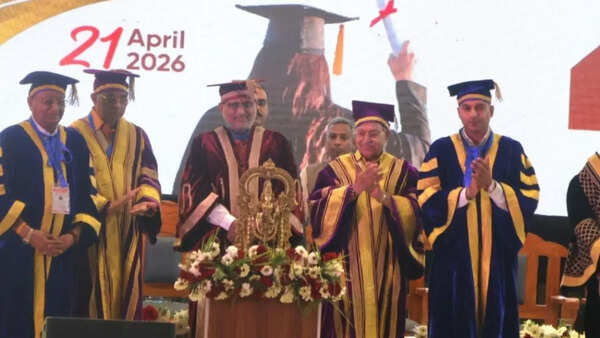 Vice President C.P. Radhakrishnan awards degrees, urges students to become job creators at IIMT Convocation