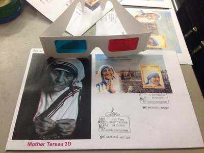 Mother Teresa-themed postal covers, stamps a hit among Mumbaikars!