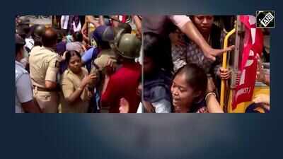 Socialist Unity Centre of India stages protest in Kolkata in ...