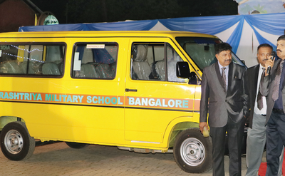 Cadets get a present from the past: A van to beat Bengaluru traffic