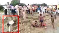 Bizarre: Cop's nudge lands man inside the Ganga river 
