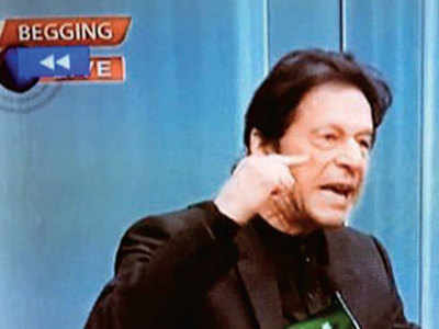 Pak TV runs ‘Begging’ dateline during Imran’s Beijing speech