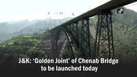 J&K: ‘Golden Joint’ of Chenab Bridge launched 