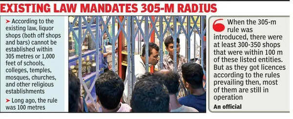 CM: No licence for liquor shop in 1 km of school, college, temple