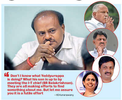 HD Kumaraswamy: BS Yeddyurappa, Delhi are trying to rock my boat using agents, agencies