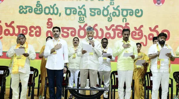 Naidu sets target for new-look TDP executive