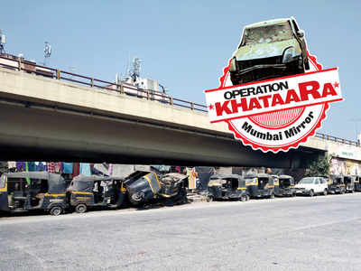 Operation Khataara: More than 20 vehicles lying on the road cause traffic jam along WEH