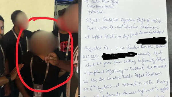 Spectator accuses female bouncer of assault over queue dispute during IPL match in Hyderabad