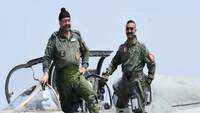 Abhinandan Varthaman flies sortie of MiG-21 with IAF chief Marshal BS Dhanoa 