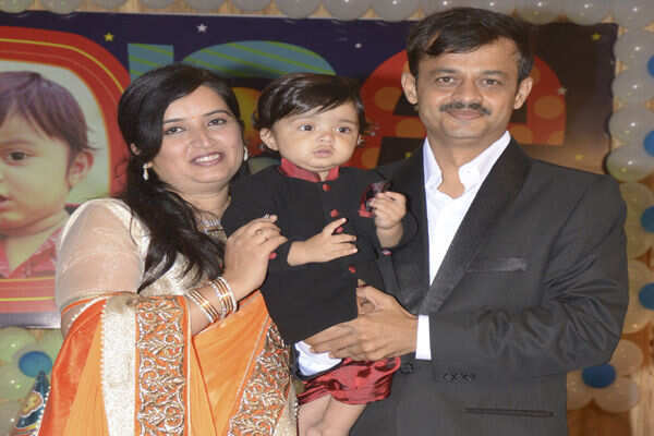 One-year old, Devaj Patel gyrated to Baby Doll number at hisown birthday party at Naivedyam hall in Nagpur
