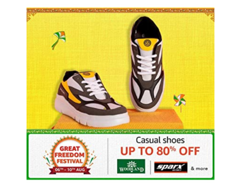 Shop The Best Casual Shoes With Upto 80% Off
