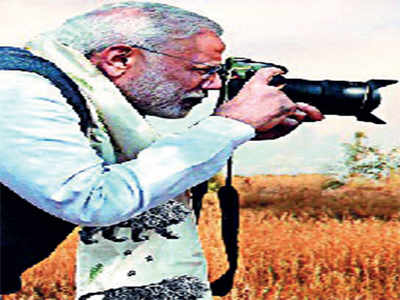 Now, Modi claims he went digital before India