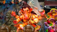 Ganesh Chaturthi: People shop for pooja items, Ganesh idols ahead of festival 
