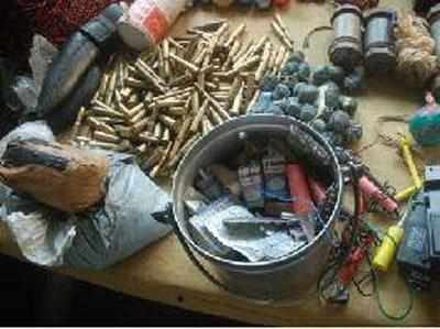 Explosives seized from a store in W. Bengal