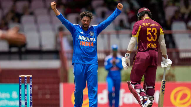Kuldeep fastest Indian bowler to complete 50 wickets in T20Is