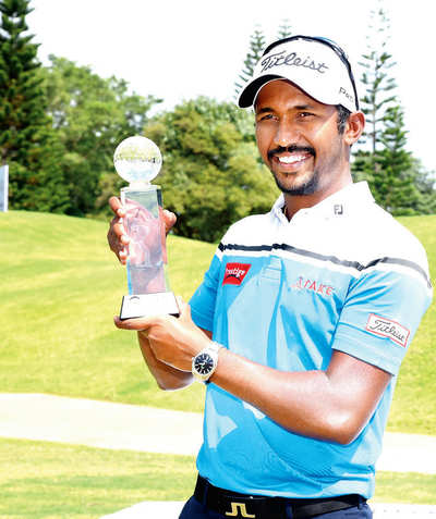 Chikkarangappa’s putter does the talking